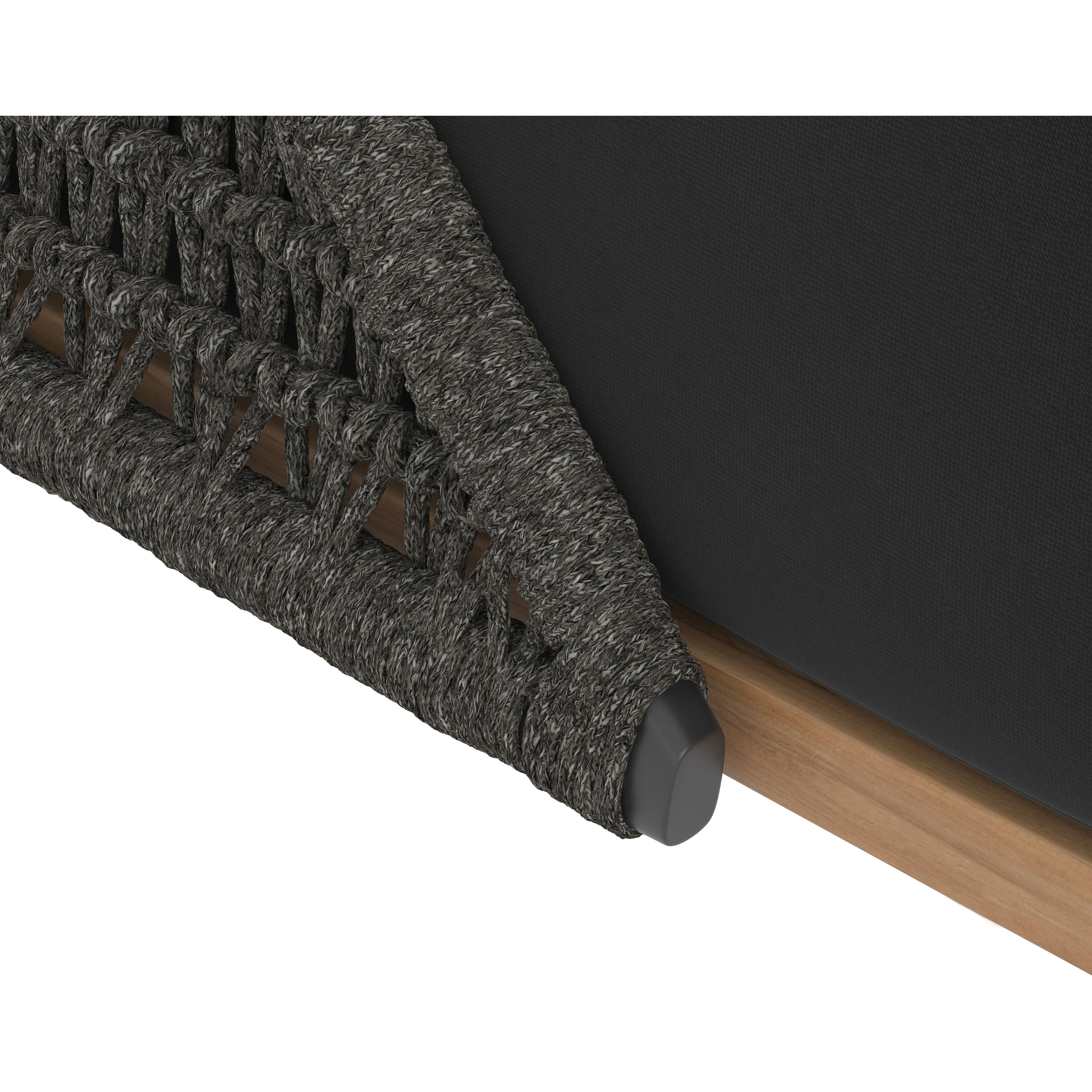 Andria Arashi Black Outdoor Lounge Chair